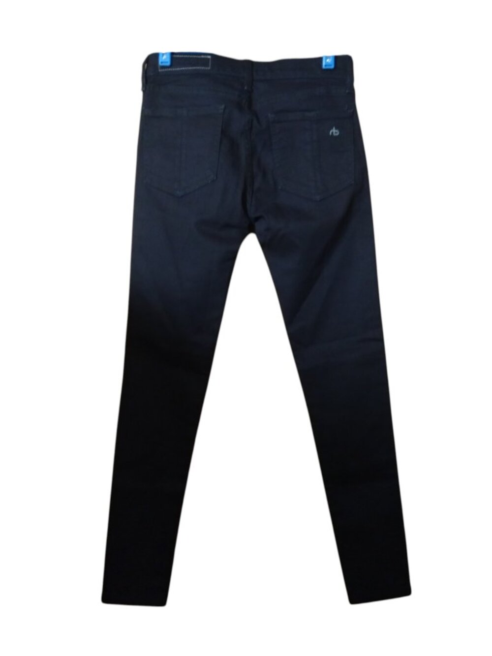 Rag & Bone Legging Jeans Size 25 Midnight Black W15031382 Skinny Pockets Goth - Picture 4 of 6